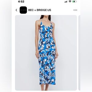 Bec & Bridge Clarisse halter maxi gown